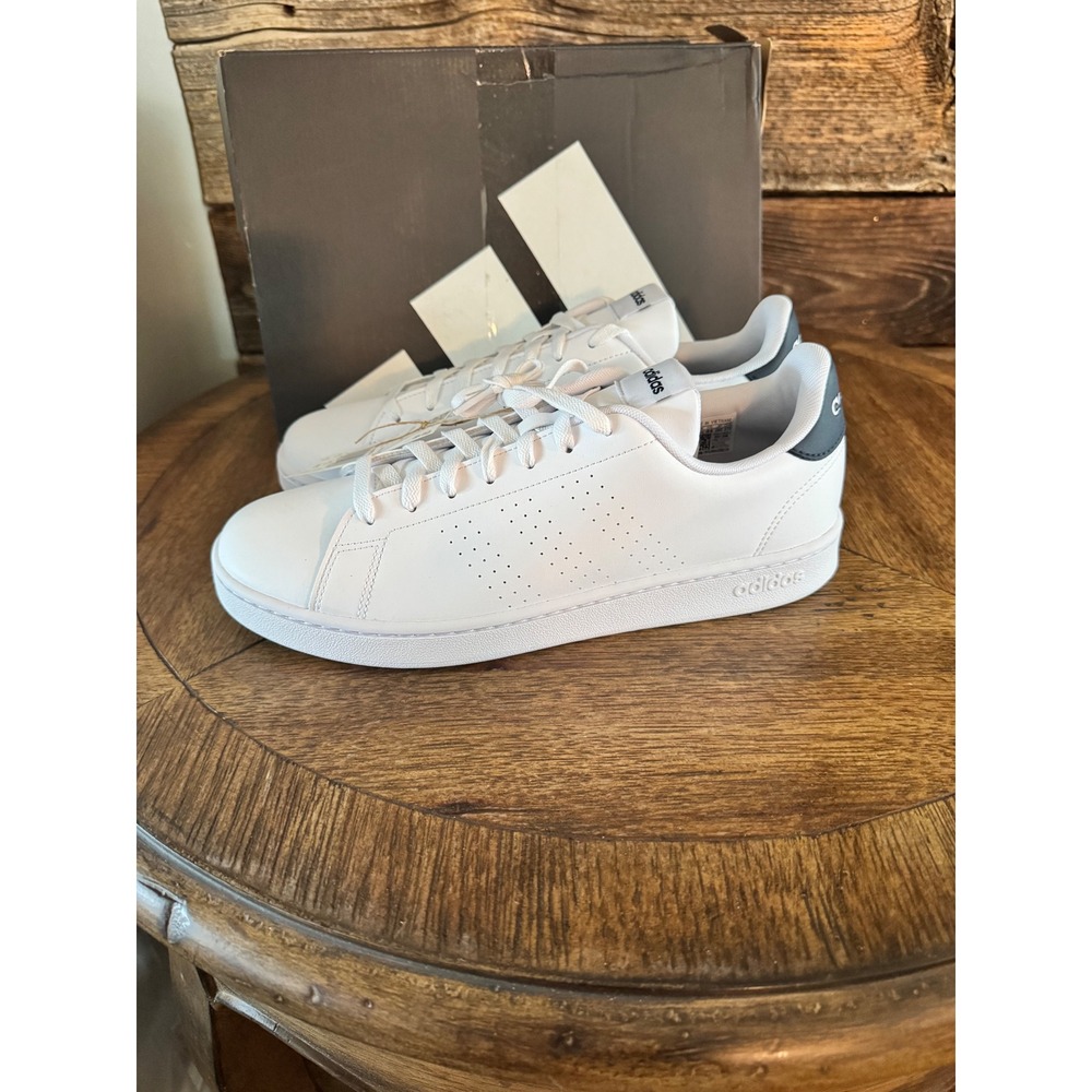 Adidas‎ Advantage Base Mens Sneakers White Legend Ink GZ5299 Size 10 NEW